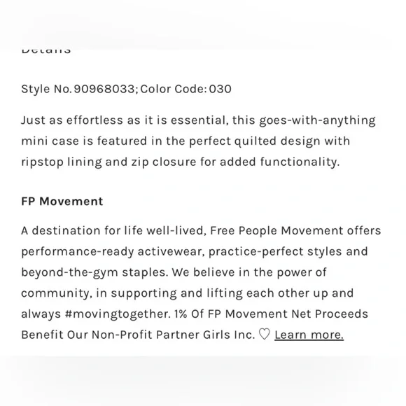 Free People Quilted Mini Case with Wristlet Strap - Picture 6 of 7